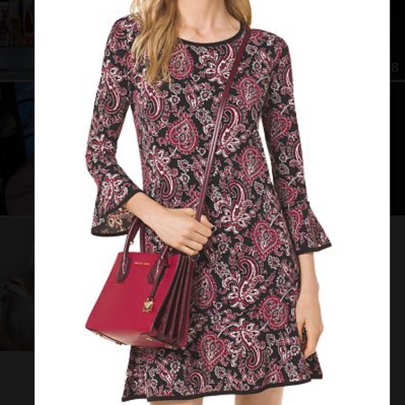 MICHAEL Michael Kors Paisley Print Flounce Dress - Picture 1 of 2